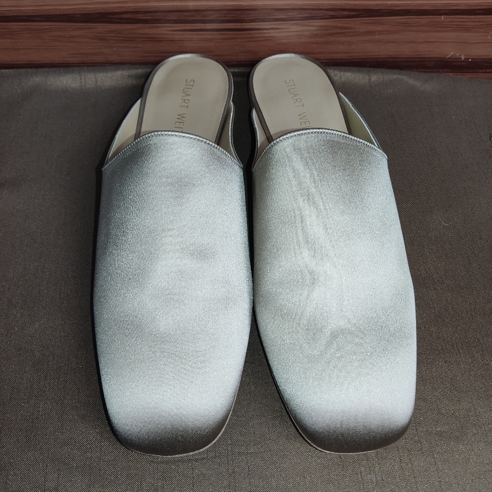 Stuart Weitzman Mulearky Satin Mule - image 1